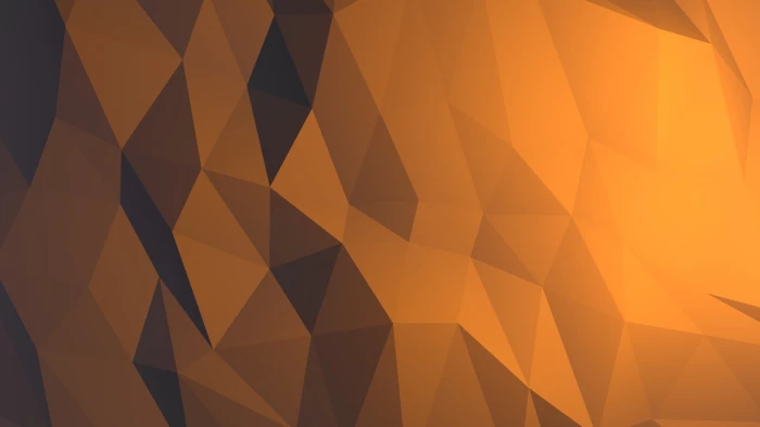 orange and black abstract illustration low poly minimalism 2k