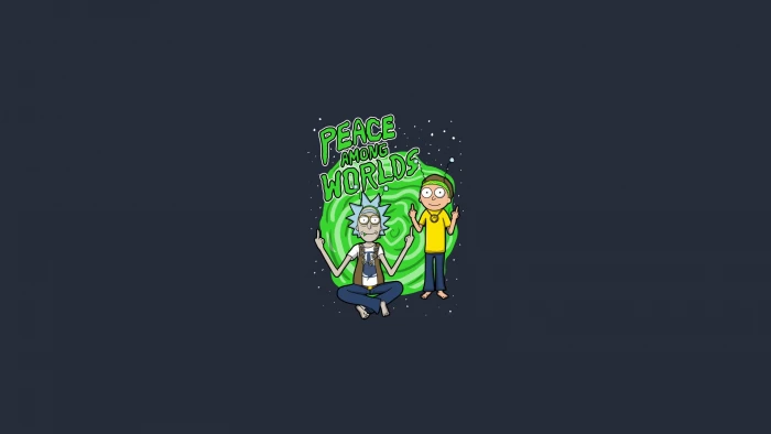 Rick and Morty illustration wallpaper tv series Sanchez 2k