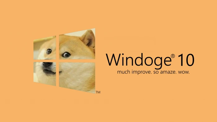 Windoge 10 logo Microsoft Windows memes pets animal 2k