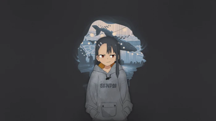 anime manga girls fan art illustration texture minimalism 2k