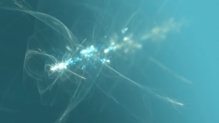 blue and white abstract wallpaper fractal digital art shapes 2k