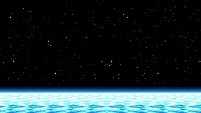 cluster of stars space pixel art horizon pixels night star 2k
