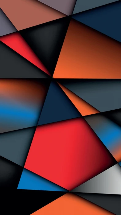 multicolored abstract digital wallpaper portrait display art