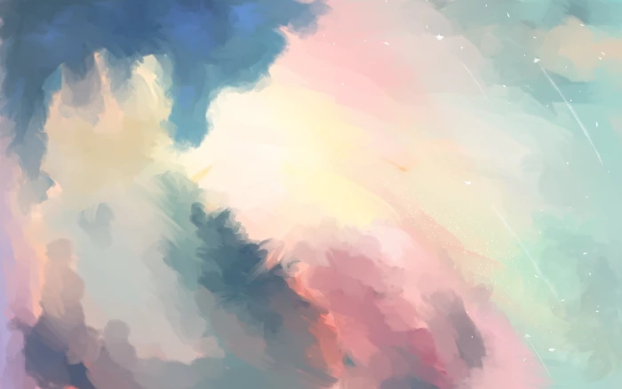 pink and blue abstract painting digital art artwork backgrounds 2k