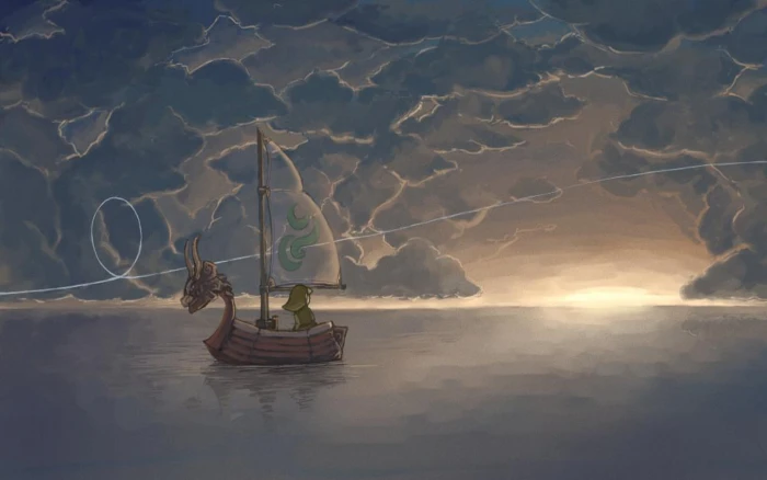 pirate ship illustration The Legend of Zelda Wind Waker