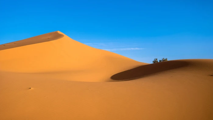 Sahara sand nature blue sky landscape Sand Dunes desert 2k