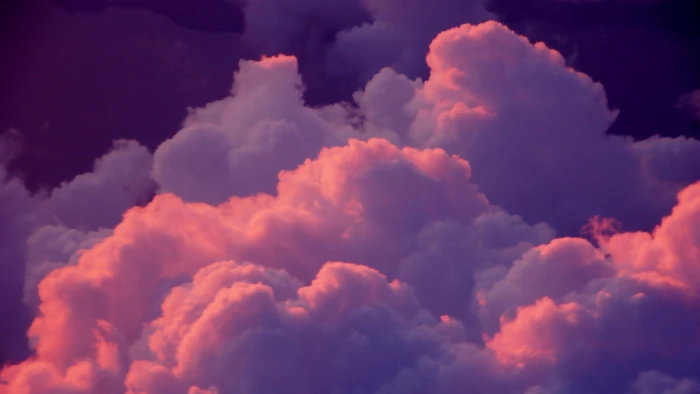 white clouds sky night simple background nature cloud 2k