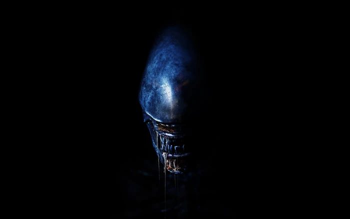 Alien Covenant black background studio shot indoors 2k