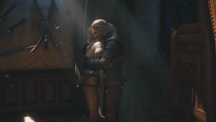 animated warrior character The Witcher 3 Wild Hunt Ciri Geralt of Rivia 2k