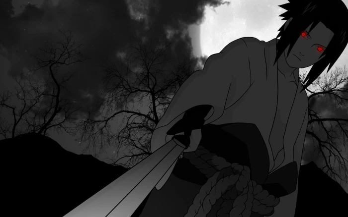 anime Naruto Shippuuden Uchiha Sasuke 2k