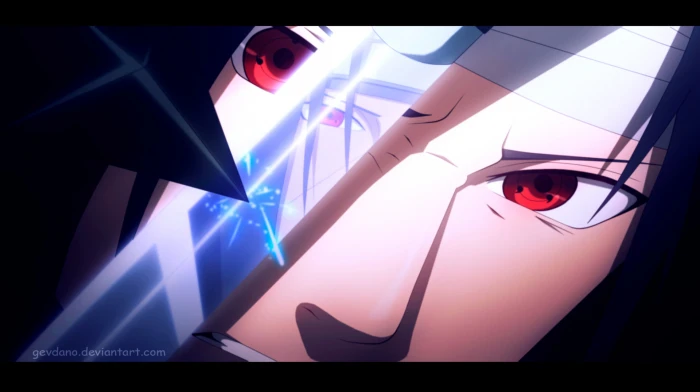 Anime Naruto Itachi Uchiha Kunai Sasuke 2k