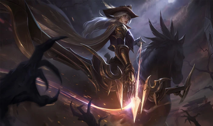 Ashe League of Legends Riot Games High Noon fire ADC