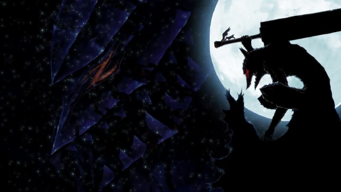 berserk anime cool badass silhouette one person nature 2k