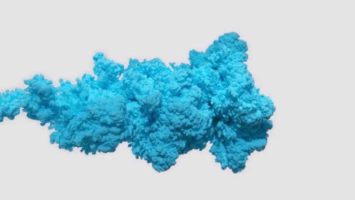 blue smoke illustration digital art simple background studio shot 2k