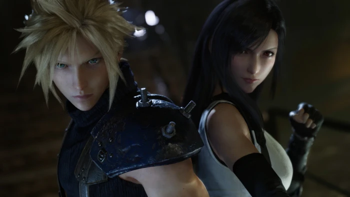 Cloud Strife Tifa Lockhart Final Fantasy VII video games 2k