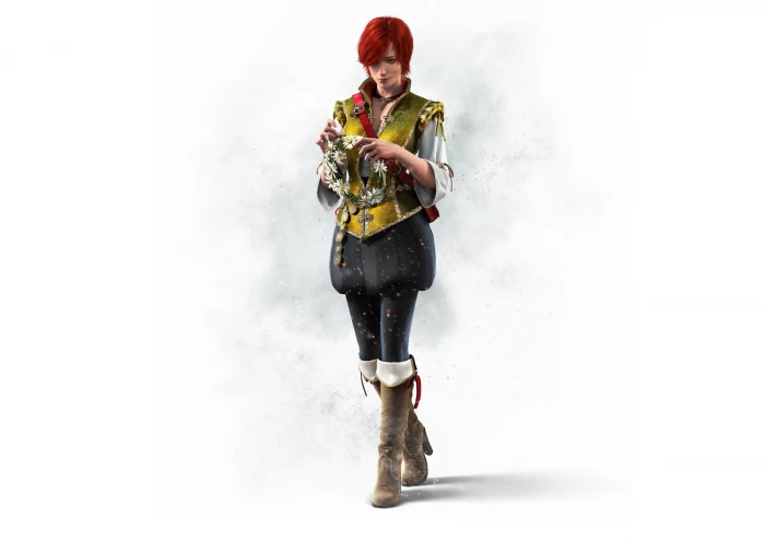 female cartoon character with red hair girl DLC CD Projekt RED 2k