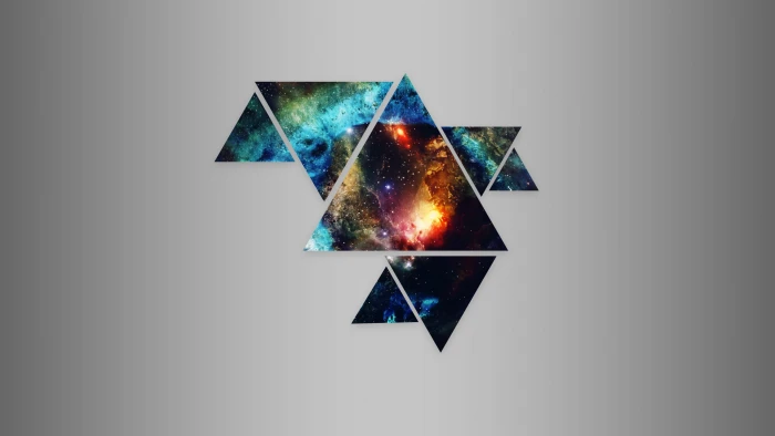 abstract triangle space simple background 2k