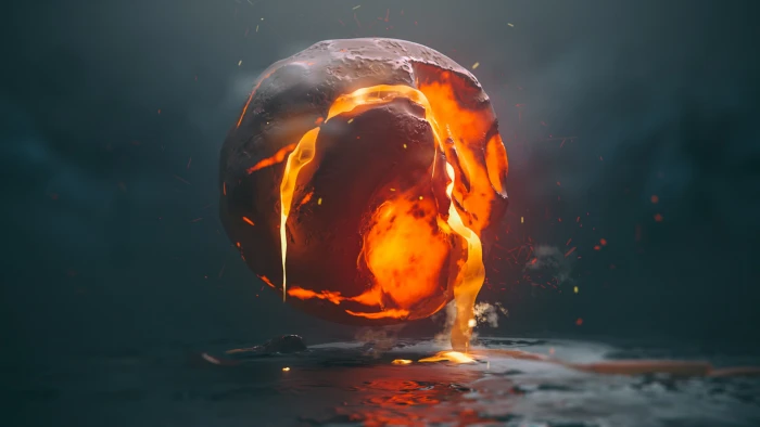 lava render digital art abstract Abstract motion 2k