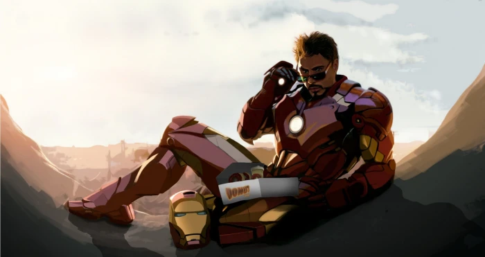 Marvel Iron Man Robert Downey Jr fan art tony stark adventure 2k