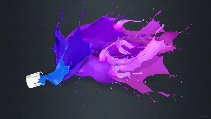 pink and purple paint splatter illustration painting liquid 2k