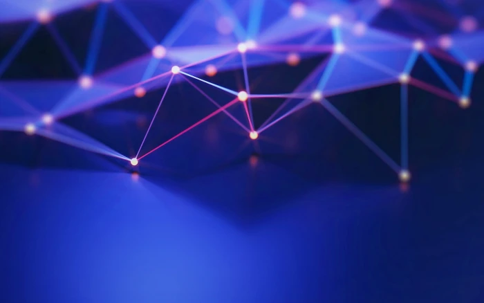 Purple glare abstract art bokeh HD backgrounds blue technology 2k