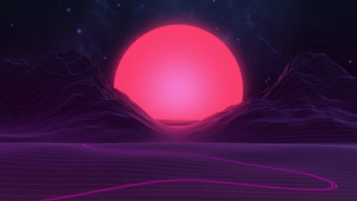 sphere art artwork s neon graphics darkness space 2k