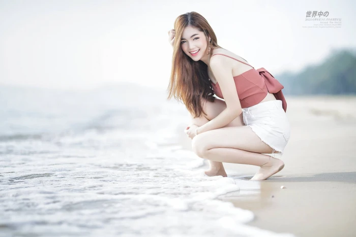 Theejutha Romsakul Asian women Thai Cup E barefoot full length 2k