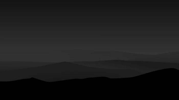 untitled Night Mountains Landscape Dark Minimal 2k 4k 5k 8k