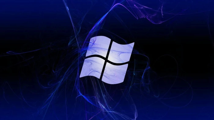 windows 10 logo abstract blue waves Technology no people 2k