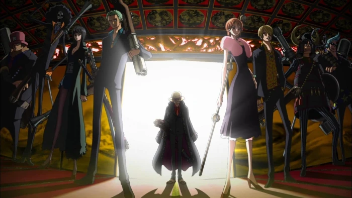 anime wallpaper One Piece Franky Monkey D Luffy 2k