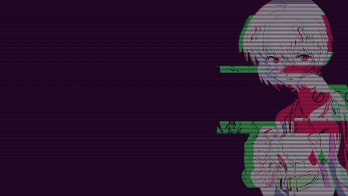 anime show digital wallpaper Neon Genesis Evangelion Ayanami Rei 2k