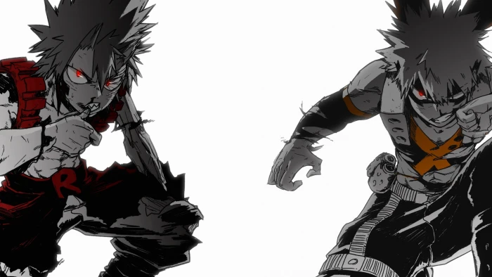 Anime My Hero Academia Eijiro Kirishima Katsuki Bakugou 2k