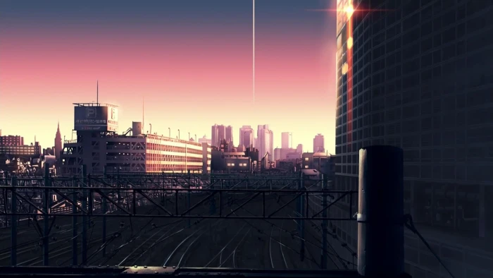 Anime Original Cityscape Scenery 2k