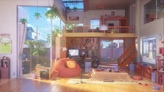 Anime Original Living Room 2k