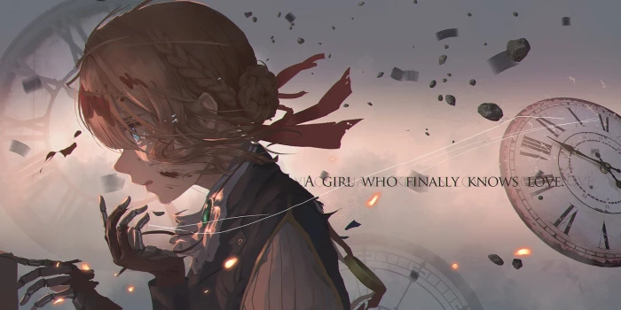 Anime Violet Evergarden Character one person 2k