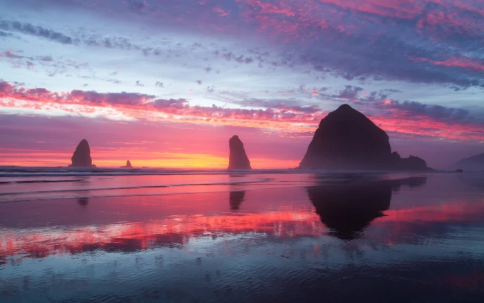 beach shore nature waves water sky sunset sea beauty in 2k
