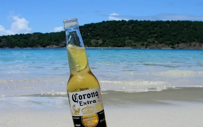 Beers Beach Bottles Corona Pictures drinks 2k