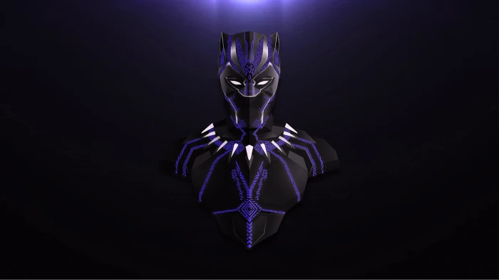 Black Panther Avengers Infinity War Marvel Comics purple 2k