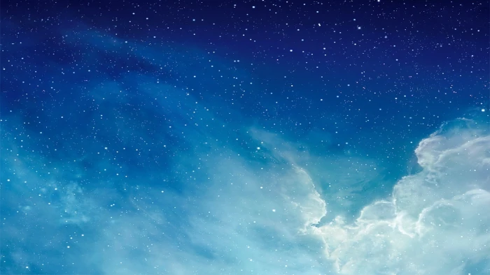 blue sky clouds stars nature artwork digital art cyan beauty in 2k