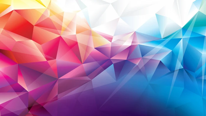 blue white and orange abstract wallpaper low poly multi colored 2k