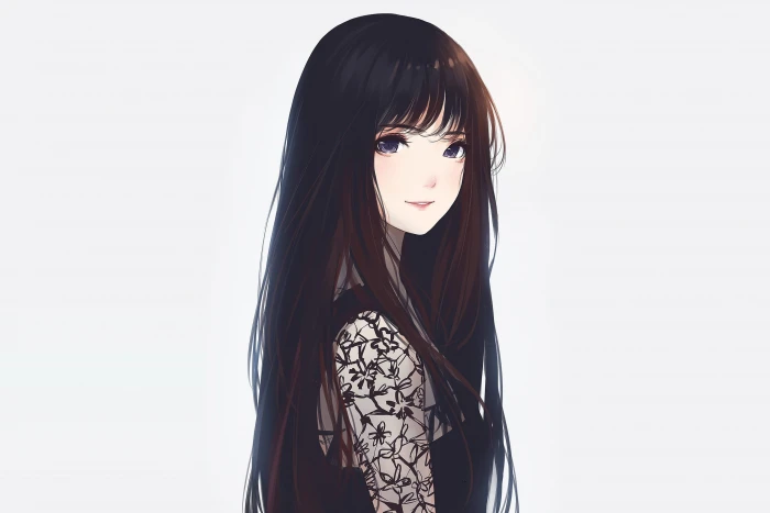 Cute Anime Girl 2k