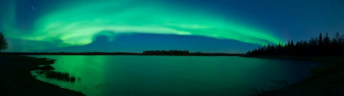dual screen landscape nature water beauty in green color 2k 4k
