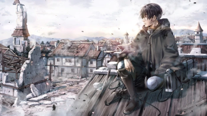 Anime Attack On Titan Levi Ackerman 2k