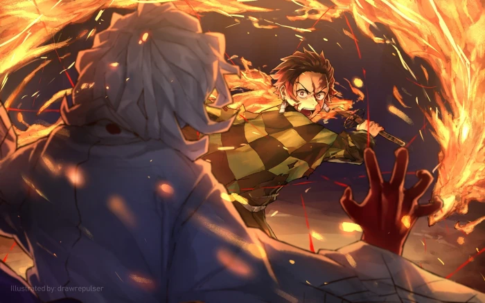 Anime Demon Slayer Kimetsu no Yaiba Tanjirou Kamado 2k