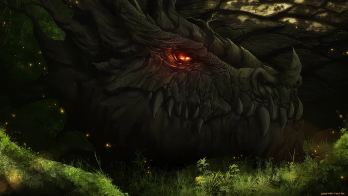 dragon face wallpaper forest artwork fantasy art no people 2k