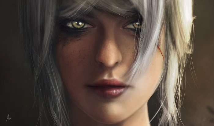 fantasy girl The Witcher 3 Wild Hunt art Cirilla Fiona Elen Riannon 2k