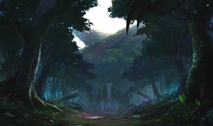 Anime Original Dark Forest 2k