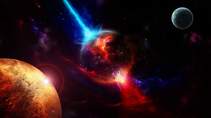 planets illustration space universe art astronomy planet Space 2k