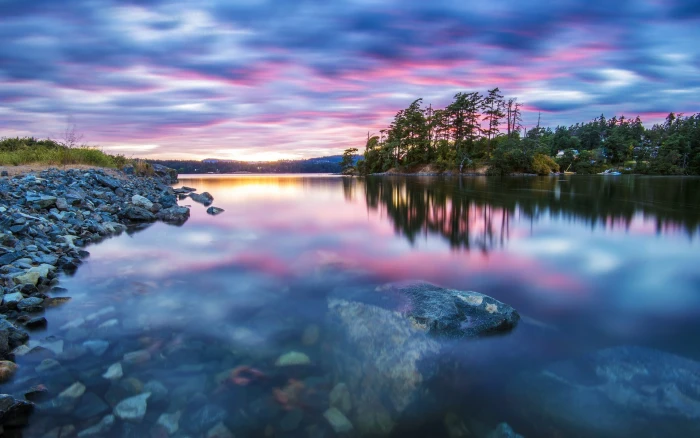 background nature image water sky cloud 2k