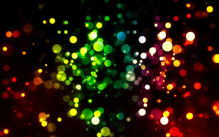 red green and yellow bokeh photography abstract painting colorful 2k